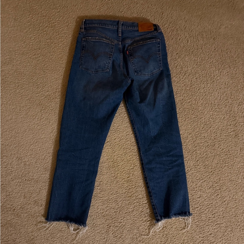 Levi's Women's Dark Blue Straight Jeans